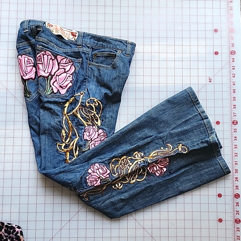 Dissney store Princess rose Glod size 6 jeans
